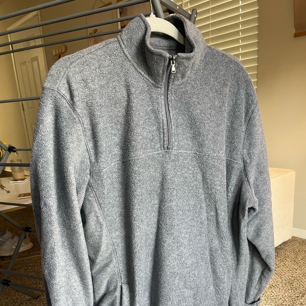 Croft & Barrow Men's Charcoal Zip-Up Sweater